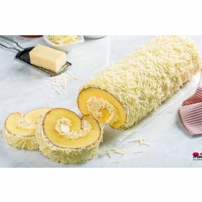

New Bolu Meranti Gulung Topping Keju