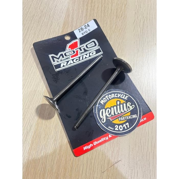 Klep Moto 1 - Payung Klep Racing 28-24 Batang 5 Mm Original