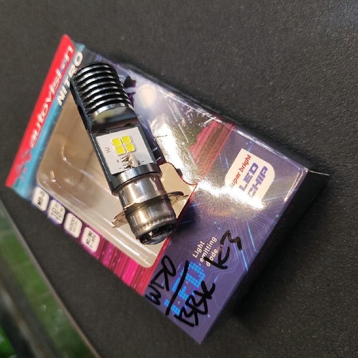 PREMIUM bohlam lampu dop led h6 bebek kaki 3 autovision