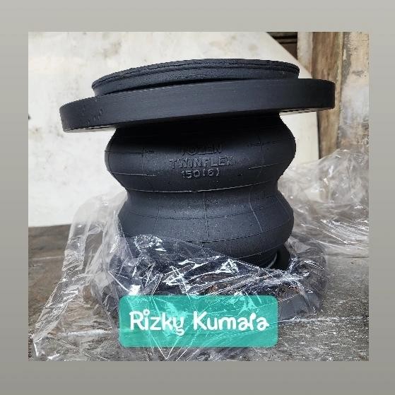 PREMIUM Flexible Rubber Joint TOZEN 6" Inch Jis 10K TWINFLEX