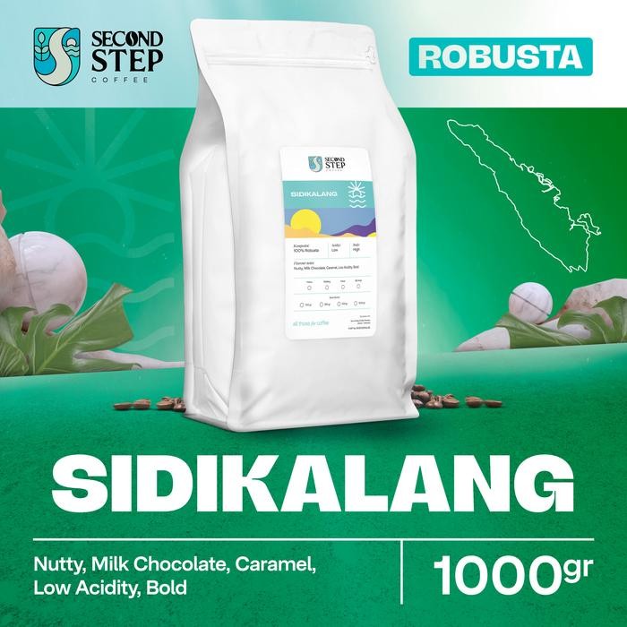 

PREMIUM Biji Kopi Bubuk Robusta Sidikalang Asli Coffee Roast Bean Espresso 1Kg