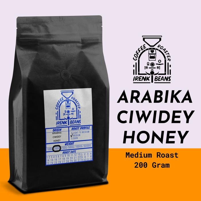 

PREMIUM Kopi Arabika Ciwidey Honey 200g Biji Bubuk
