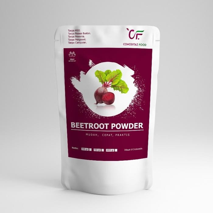 

PREMIUM Bubuk buah Bit/ Beetroot powder bahan minuman bahan makanan 100 gr