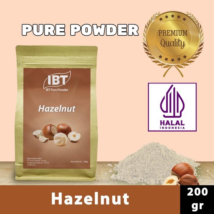 

PREMIUM Pure Hazelnut Powder Murni Bubuk Import Makanan Kue 200 gr