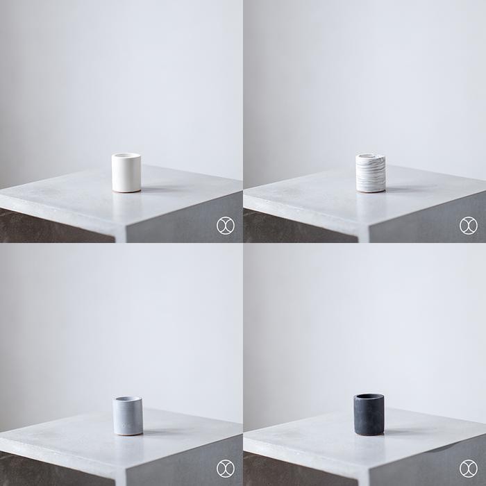 Concreate Pot Kaktus Gala 6 Cm / Cactus Pot / Dekorasi Meja - Marble