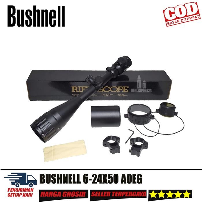 TELESCOPE BUSHNELL 6-24X50 AOEG / TELESKOP BUSHNELL 6-24X50 LONG RANGE