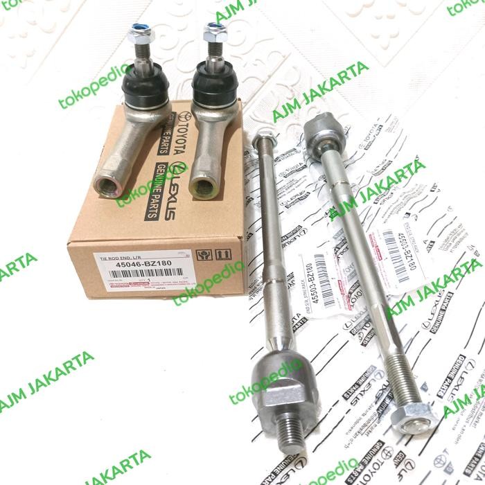 TIE ROD END + RACK END LONG TIE ROD SIGRA CALYA 1SET ORI JAPAN