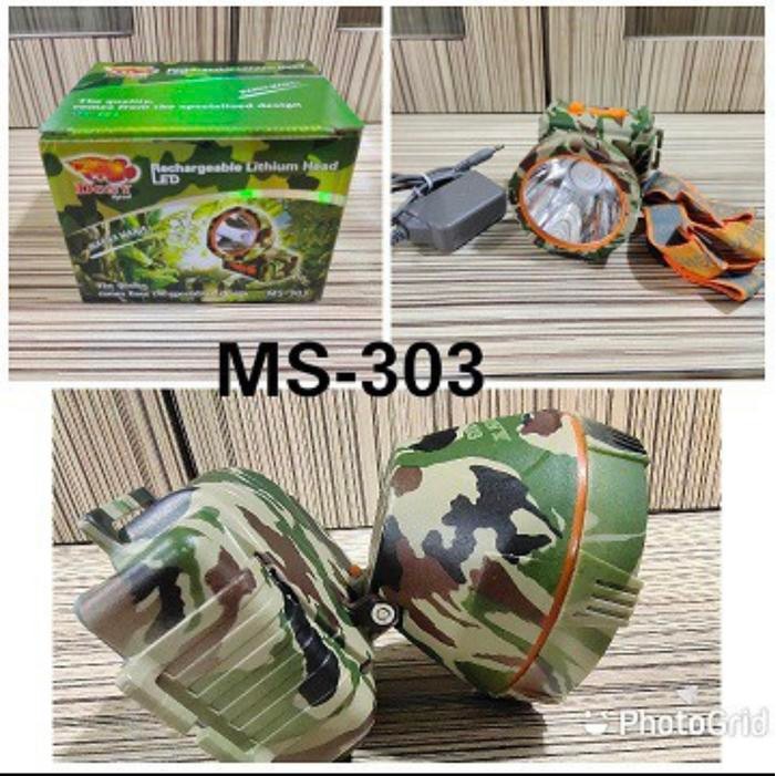 Senter Kepala DONY KL-178/MS-303 Cahaya Kuning Headlamp 10 Watt