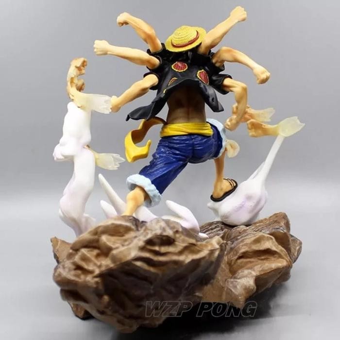 Mainan Action Figure Anime Monkey D Luffy One Piece P.O.P Xxl Pvc