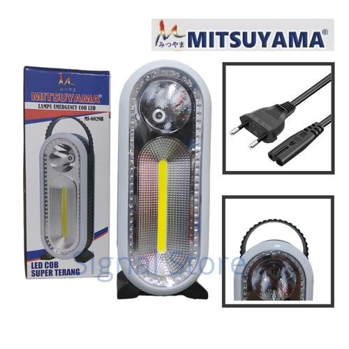 Lampu Senter Emergency Lampu LED Charger Lampu Darurat Mitsuyama Baterai