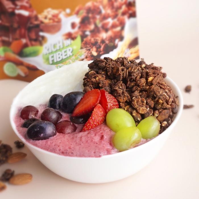 

Granolab Dark Chocolate & Almond 210G Granola - Sereal Oat Panggang