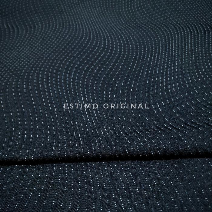 Kain Jok Mobil Hitam Bintik Putih Cocok untuk BMW Katana Panther