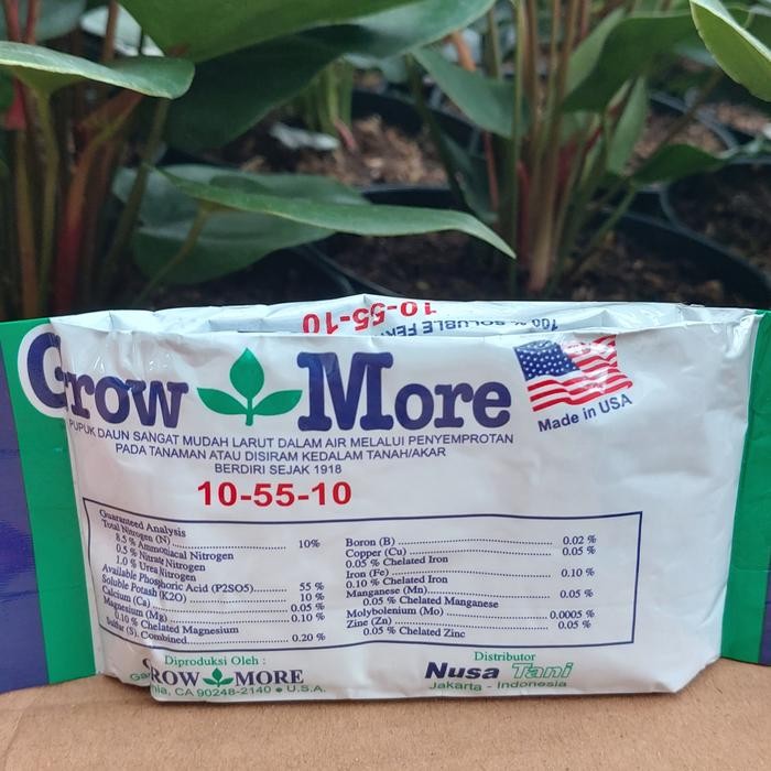 Growmore Pupuk NPK Untuk Nutrisi Bunga/Buah - Pupuk Anggrek