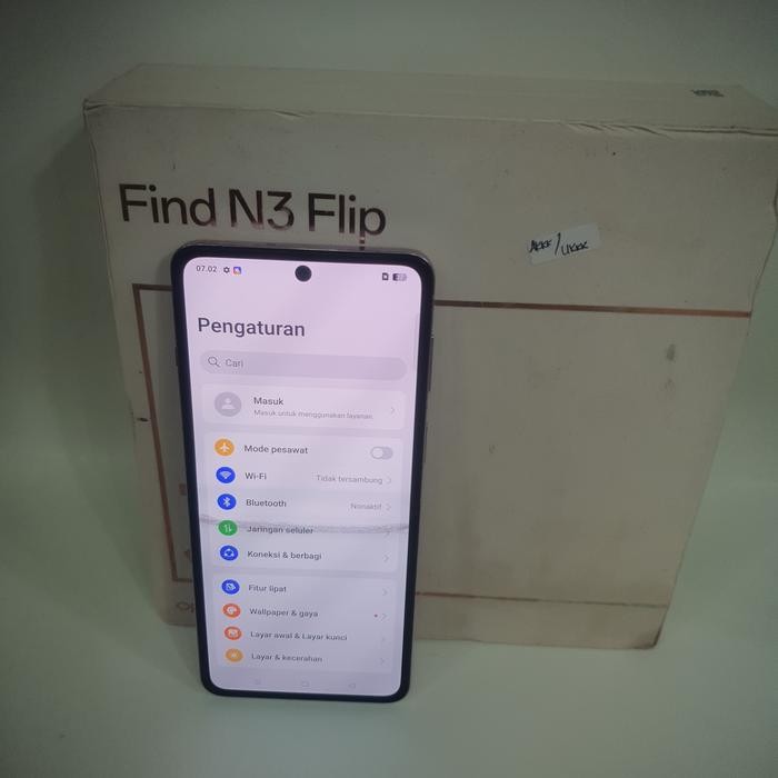 oppo find n3 flip 12/256GB fullset second minus dibaca dulu