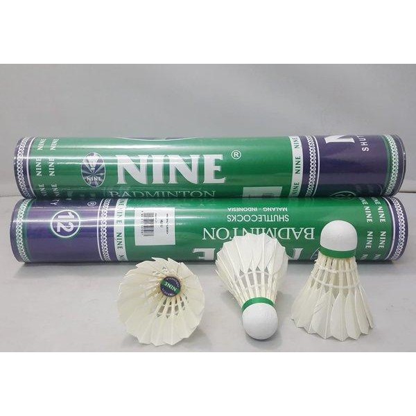 Cock Nine Hijau Shuttlecock / Kok Bulutangkis/Badminton (Bulu Jp Gold) #Gratisongkir