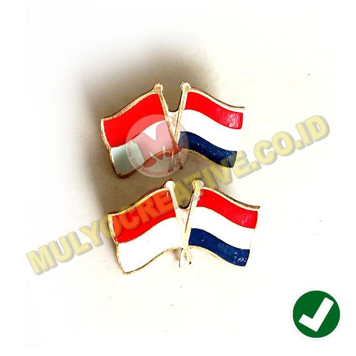 

Pin Bendera Persahabatan Indonesia Dan Belanda - Flag Pin Murah PREMIUM