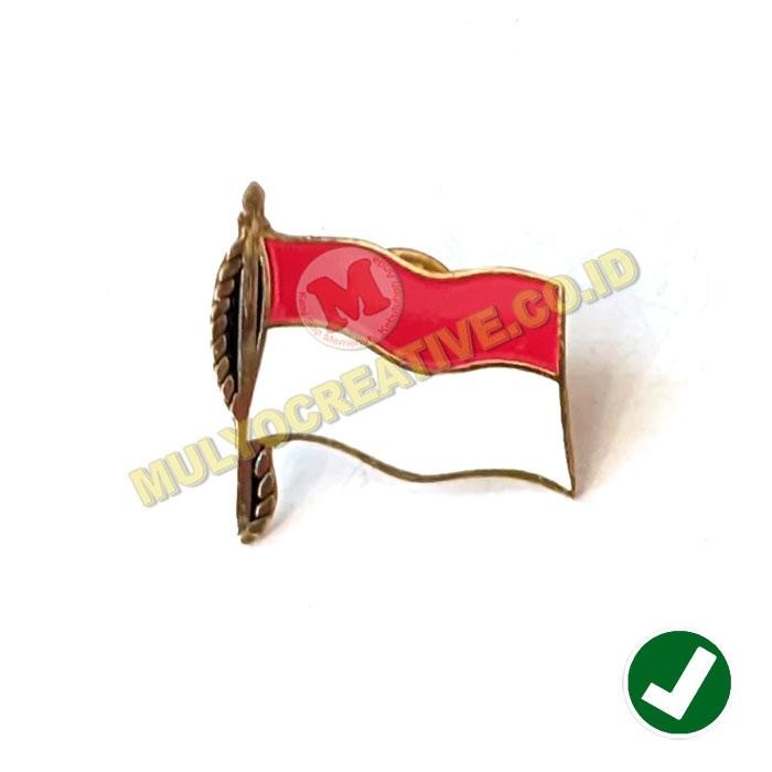 

Pin Bendera Indonesia - Bros Emblem - Pin Kerah Bendera 2,7cm PREMIUM