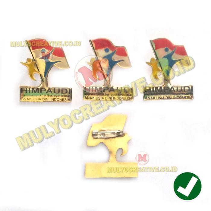 

Pin Tenaga Pendidik PAUD Pin Bros Logo Himpaudi Bahan Kuningan Murah PREMIUM