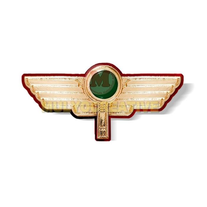 

Wing PPKA Pin Brevet PPKA KAI Logam Kuningan + Mika PREMIUM