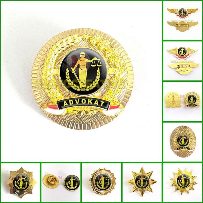 

Pin Advokat Pin Bros Wing Logo Advocat Hitam PREMIUM