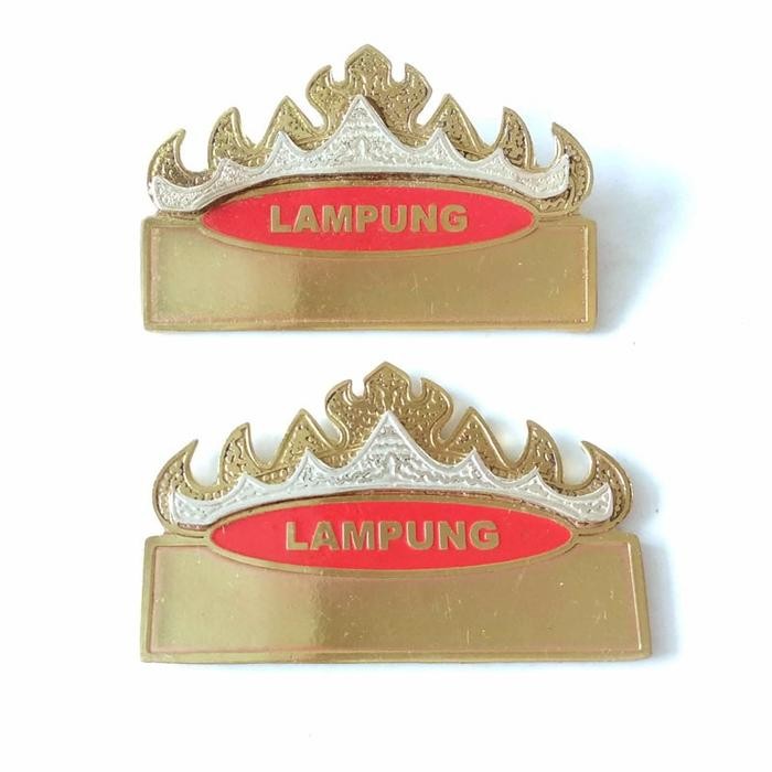 

Lencana Siger Lampung - Pin Siger Lampung Magnet Peniti PREMIUM