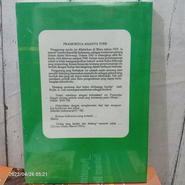 Buku Antik Novel Keluarga Gerilya Karangan By Pramoedya Ananta Toer