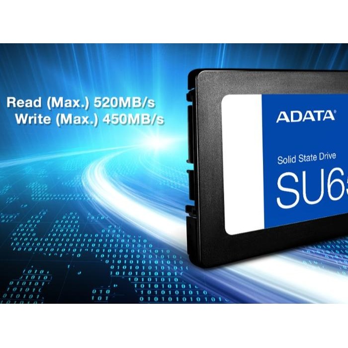 ADATA SSD SU650 1TB SATA3 2.5" 2.5 INCH 1T 1 TB SU 650 SATA III 1GB masih ready
