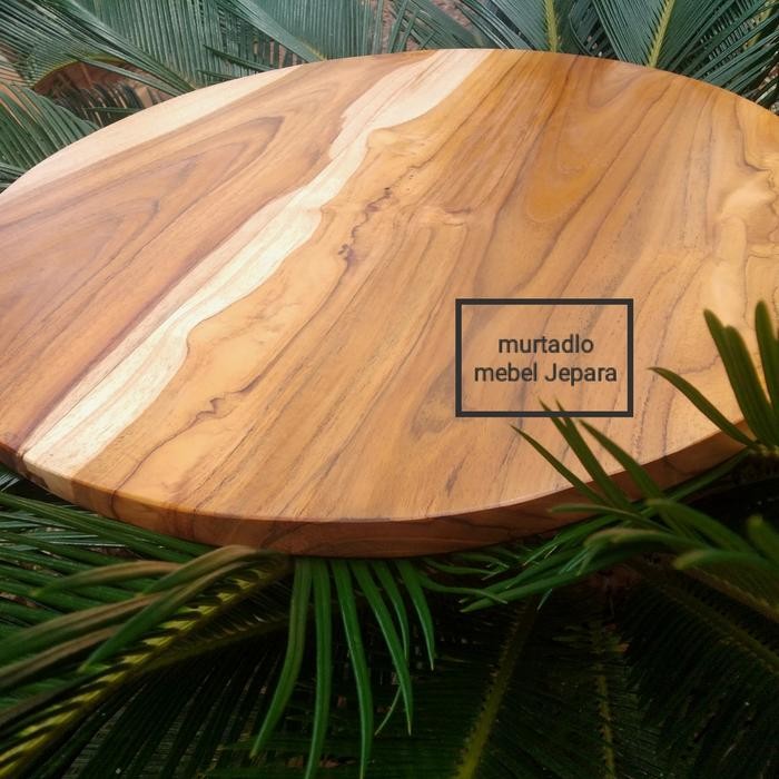 tatakan pizza/ talenan bulat/talenan kayu besar/talenan kayu jati