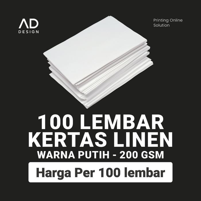 

Kertas Linen, Kertas Piagam, Kertas Sertifikat Ketebalan 200 Gsm