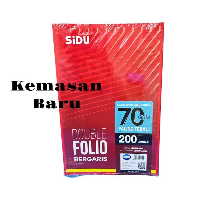

Double Folio Garis Sidu 200 Lembar