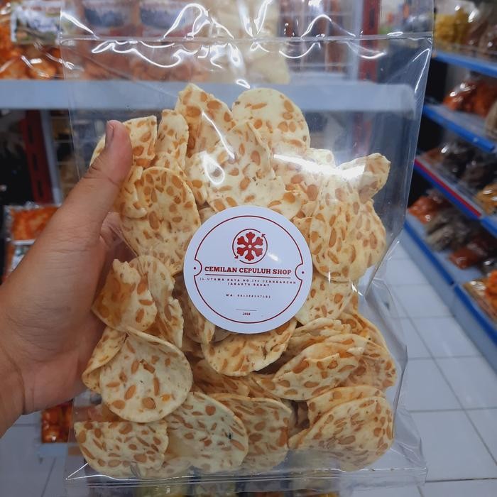 

Ready Keripik Tempe Oven 200G / Keripik Tempe Enak / Gurih Dan Renyah
