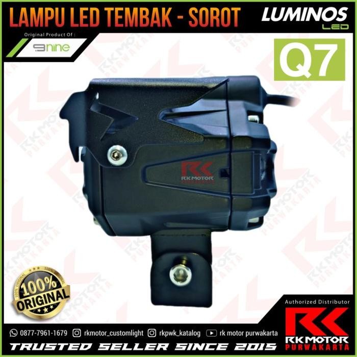 [Expert] Lampu Led Sorot Tembak Motor Mobil D2 Laser Mini Biled Luminos Q7