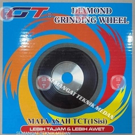 Diamond Asah 6S1 Poles Mata Tct 6" Grit 240 1Sisi 1 Sisi 6 " Inch Gt