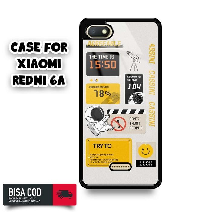 (Expert) MJC - Case XIAOMI REDMI 6A [NASA TIKET] - Fashion Case XIAOMI - Case