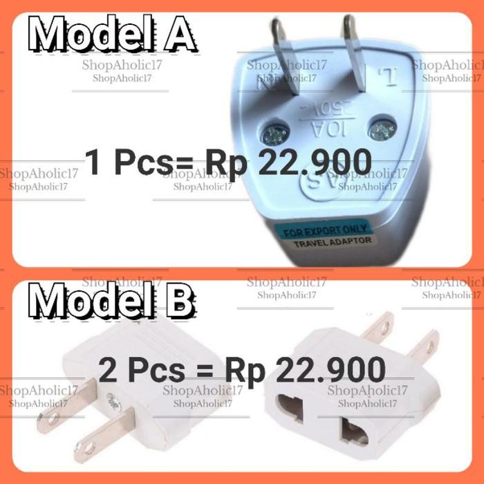 (Expert) Colokan Listrik Taiwan Jepang US Plug Adapter Over Steker