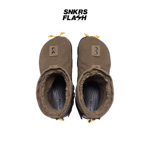 CROCS Classic All Terrain Clog Grip Swany Atmos Olive Sandal Pria - 208017337 - Size 42-43