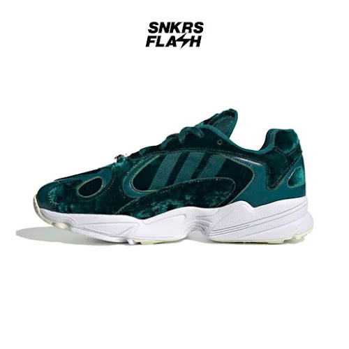 Adidas Yung 1 Velvet Pack Hi Res Aqua Sepatu Sneakers Pria - EH0188 - Size 46