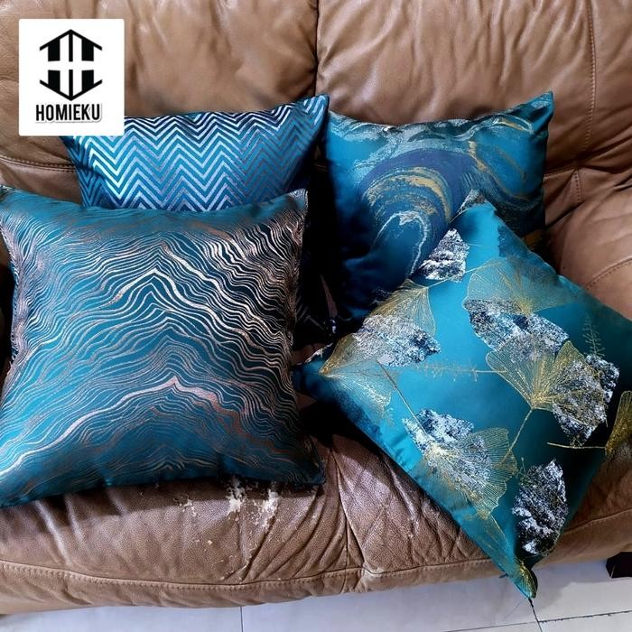 Sarung Bantal Kursi Sofa 45x45 50x50 Velvet Mewah Minimalis