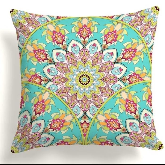 Sarung bantal Sofa Print Motif Abstrak Turkish Geo 60x60 cm
