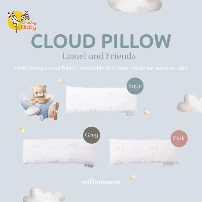 Cottonseeds - Cloud Pillow Bantal Guling Anak Bayi