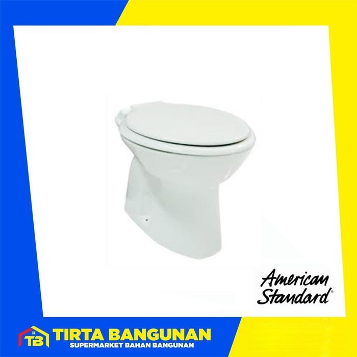 AMERICAN STANDARD NEW GAYA KLOSET DUDUK + SEAT COVER PUTIH