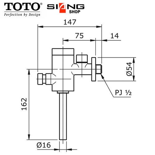 KRAN URINAL TOTO TX501U / TX 501 U