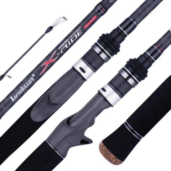LureKiller Joran Pancing X-RIDE Sea bass 2.4m/2.7m/2.9m PE 1.5-3 Jig WT 15-50g Joran pancing fuji