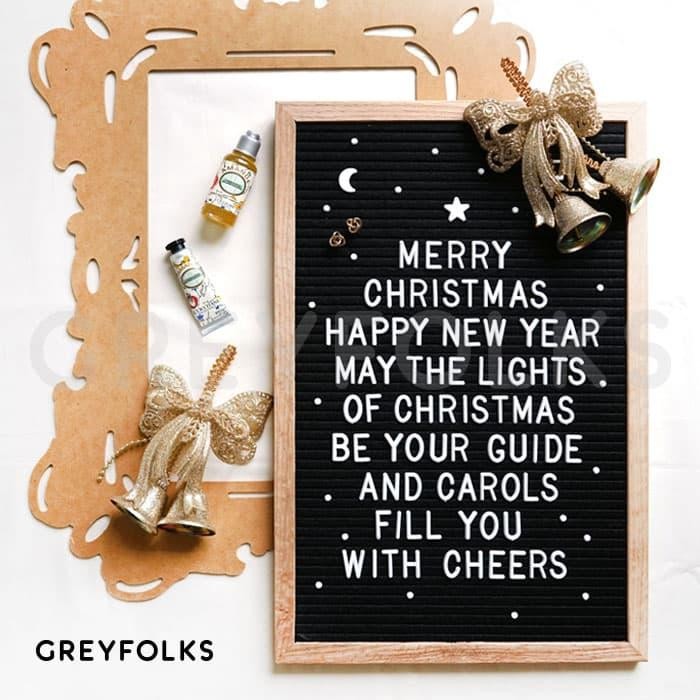 

BIG Black Felt Letter Board READY STOCK!