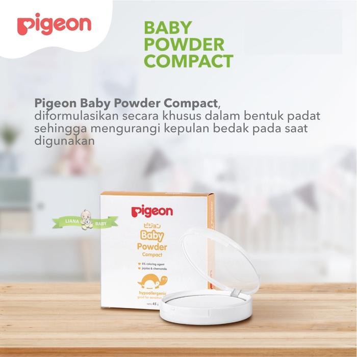 Pigeon BEDAK COMPAC PIGEON BABY POWDER (bedak pigeon with case)