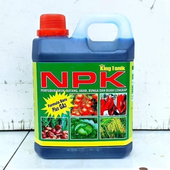 pupuk NPK cair king tonik 1 liter - pupuk daun - pupuk tanaman