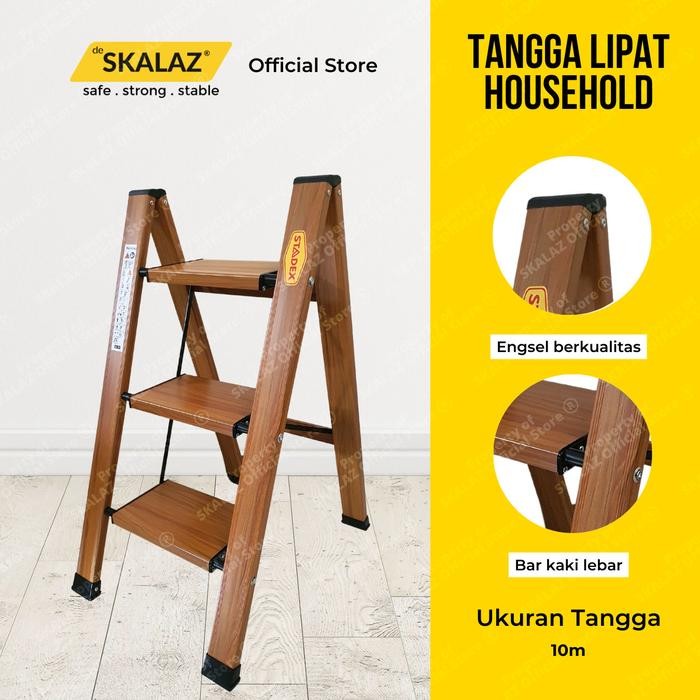 

Terlaris Tangga Lipat 3 Step T.70 Cm Household Merk Stadex By Skalaz