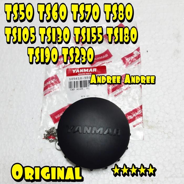 :::::::] Cap Fuel Tank Yanmar Tutup Tangki TS50 TS60 TS70 TS80 TS105 Original