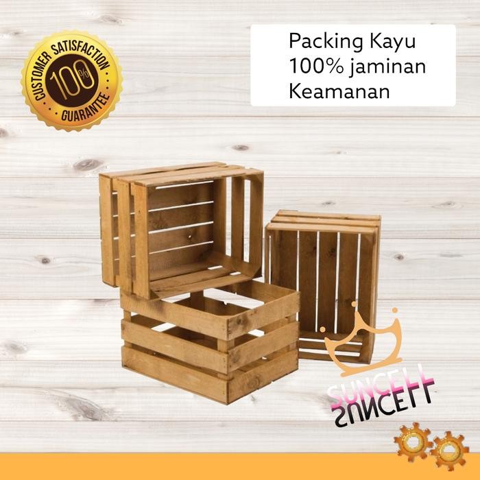 Packing Kayu Untuk Produk Cooling Pad Suncell