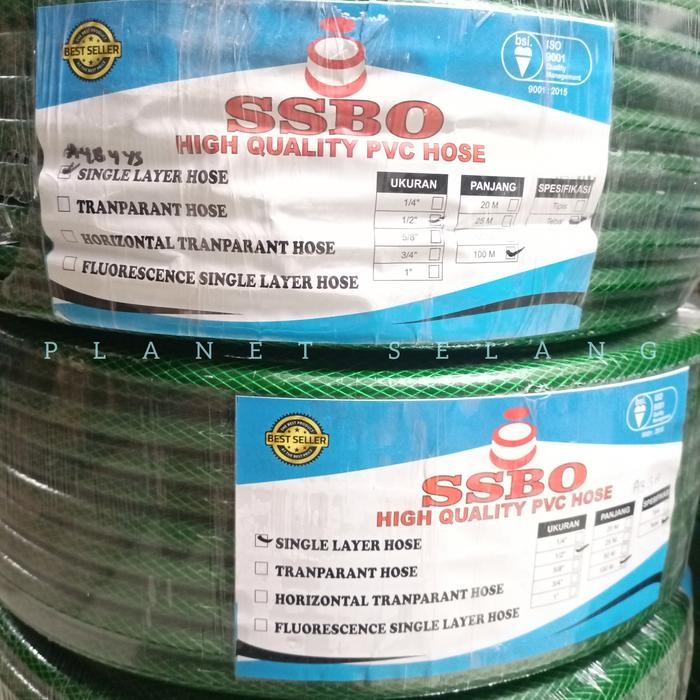 Baru Selang Air 1/2 Inch Tebal 2 Mm Paket 25 Meter Selang Anti Lumut Terlaris